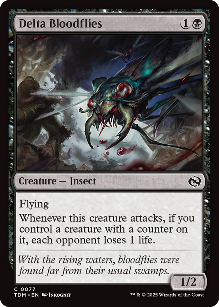Delta Bloodflies [Tarkir: Dragonstorm] Magic: The Gathering