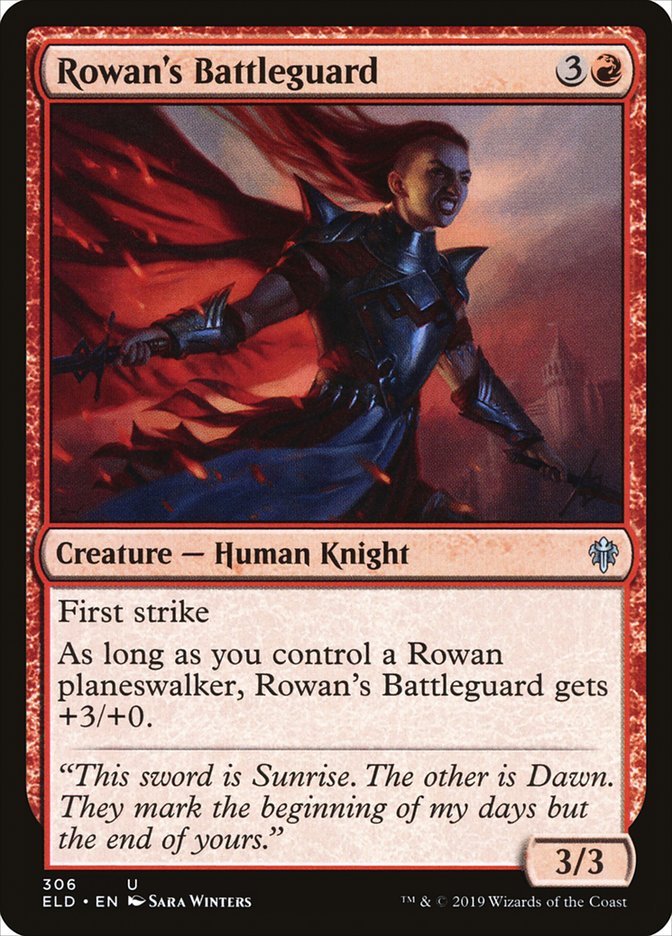 Rowan's Battleguard [Throne of Eldraine] Magic: The Gathering