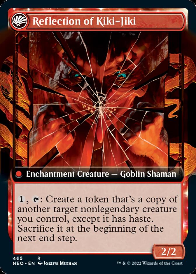 Fable of the Mirror-Breaker // Reflection of Kiki-Jiki (Extended Art) [Kamigawa: Neon Dynasty] Magic: The Gathering