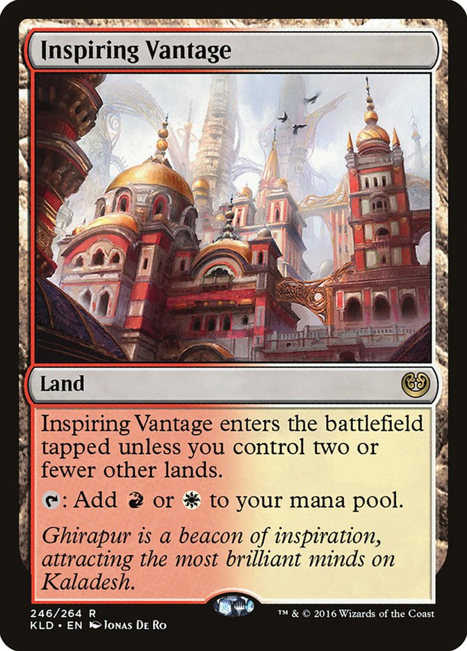 Inspiring Vantage [Kaladesh] Magic: The Gathering