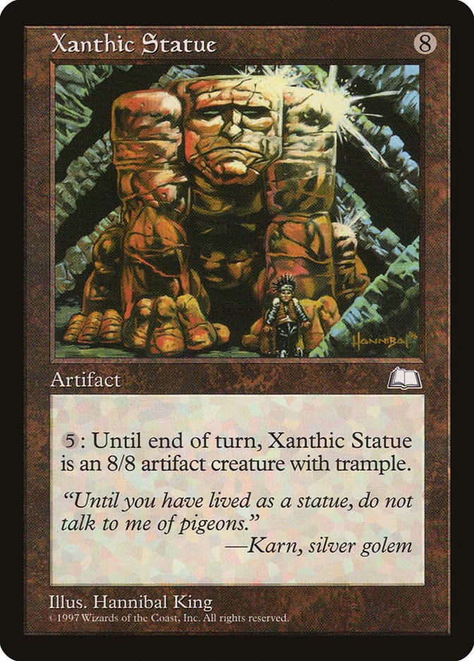 Xanthic Statue [Weatherlight] Magic: The Gathering