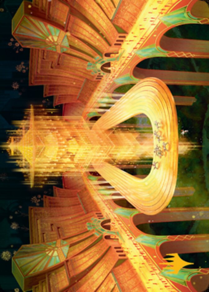 Racers' Ring Art Card (Gold-Stamped Signature) [Streets of New Capenna Art Series] Magic: The Gathering