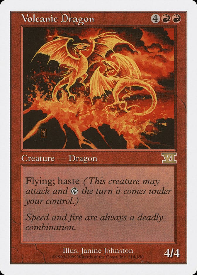 Volcanic Dragon [Classic Sixth Edition] Magic: The Gathering