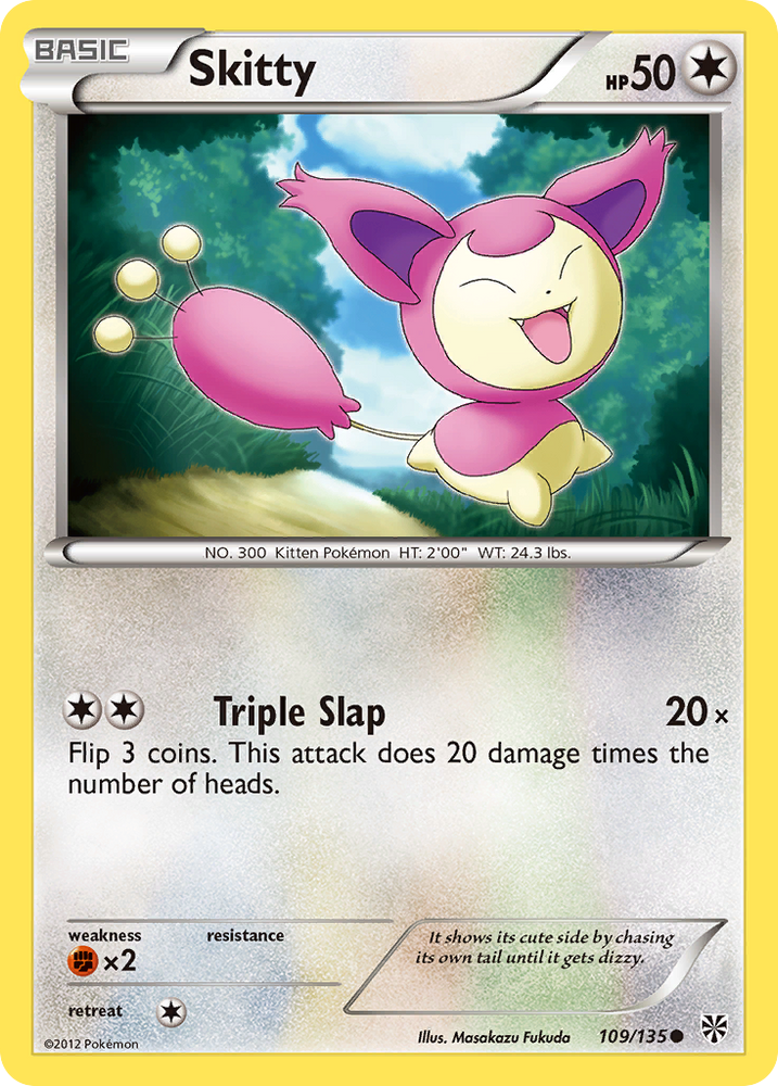 Skitty (109/135) [Black & White: Plasma Storm] Pokémon