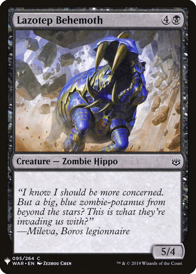 Lazotep Behemoth [Mystery Booster] Magic: The Gathering