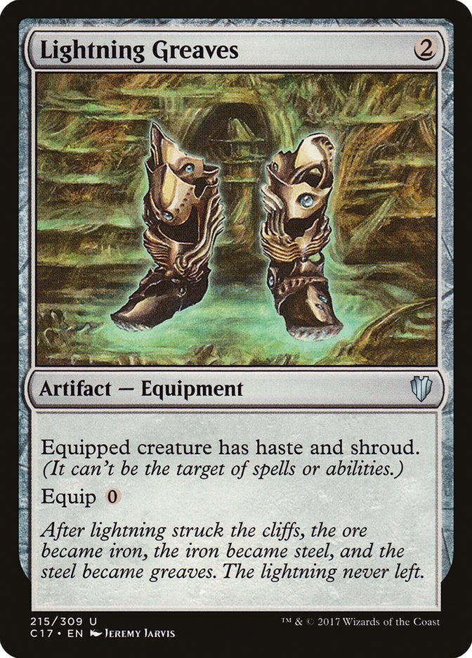 Lightning Greaves [Commander 2017] Magic: The Gathering