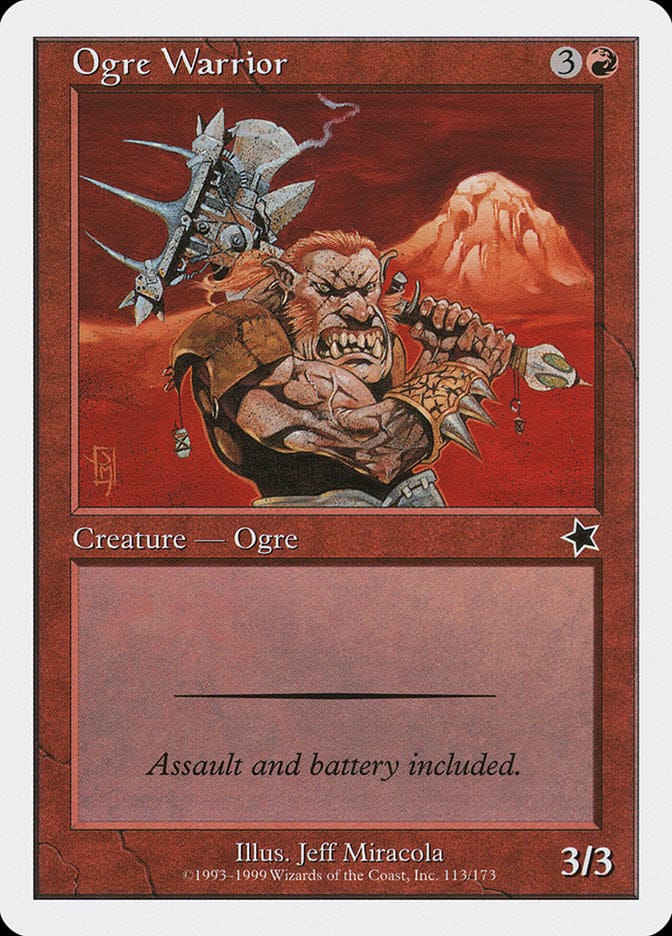 Ogre Warrior [Starter 1999] Magic: The Gathering