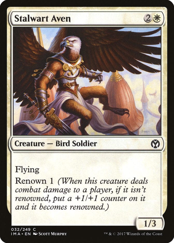 Stalwart Aven [Iconic Masters] Magic: The Gathering