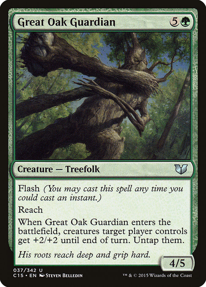 Great Oak Guardian [Commander 2015] Magic: The Gathering