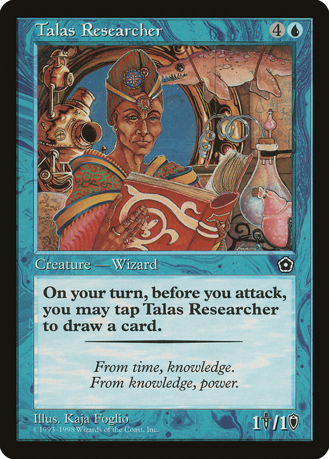 Talas Researcher [Portal Second Age] Magic: The Gathering