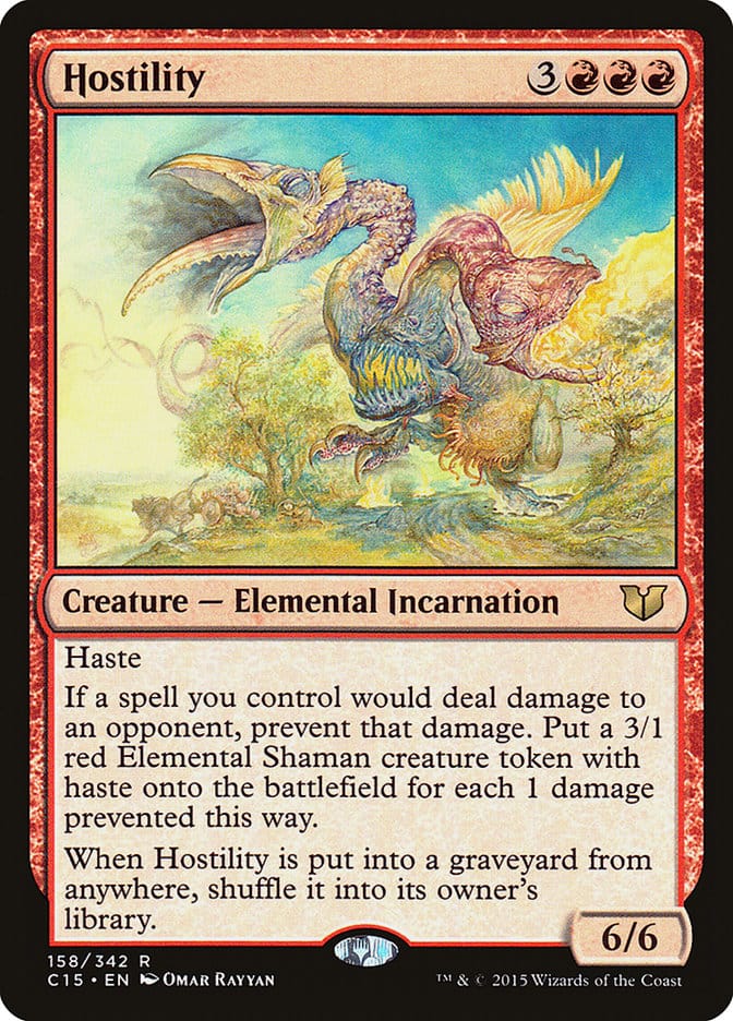 Hostility [Commander 2015] Magic: The Gathering