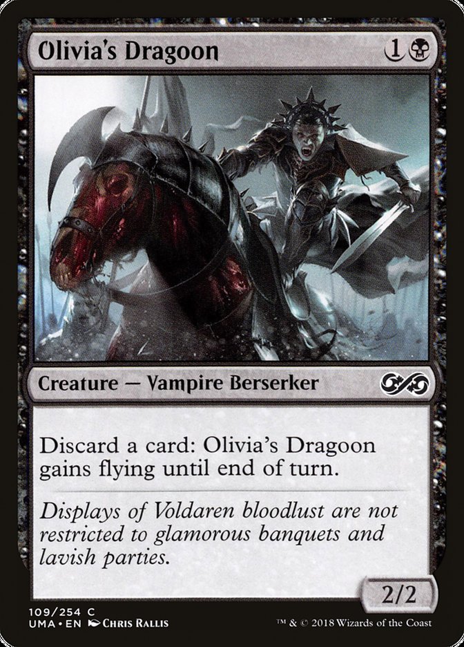 Olivia's Dragoon [Ultimate Masters] Magic: The Gathering