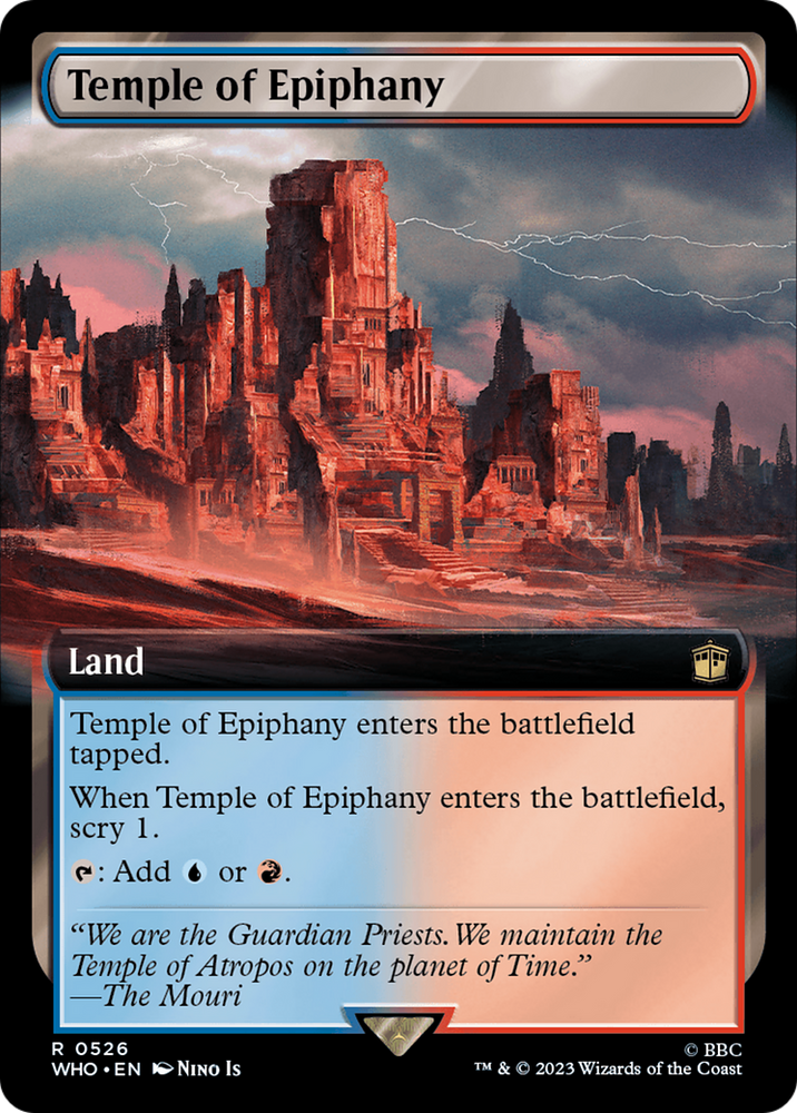 Temple of Epiphany (Extended Art) [Doctor Who] Magic: The Gathering