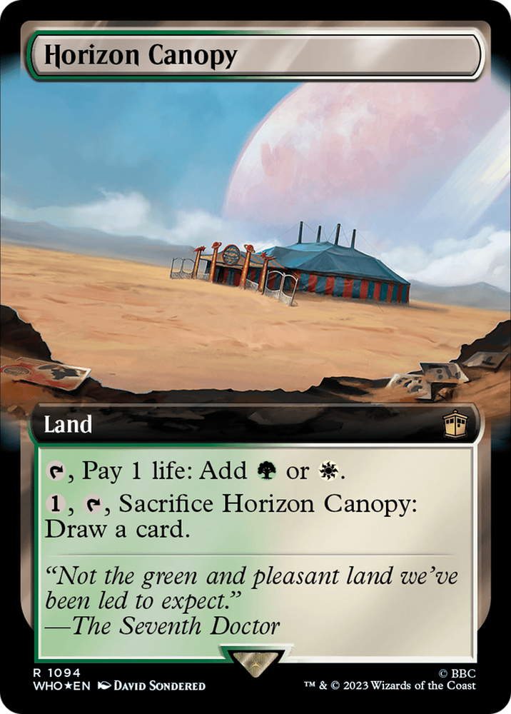 Horizon Canopy (Extended Art) (Surge Foil) [Doctor Who] Magic: The Gathering