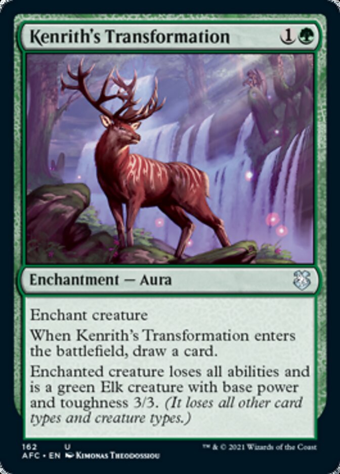 Kenrith's Transformation [Dungeons & Dragons: Adventures in the Forgotten Realms Commander] Magic: The Gathering