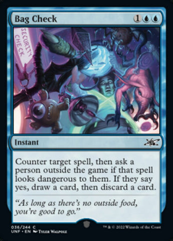 Bag Check [Unfinity] Magic: The Gathering