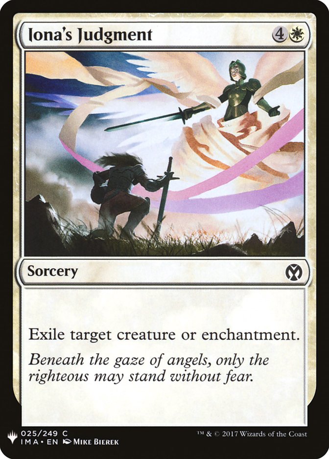 Iona's Judgment [Mystery Booster] Magic: The Gathering