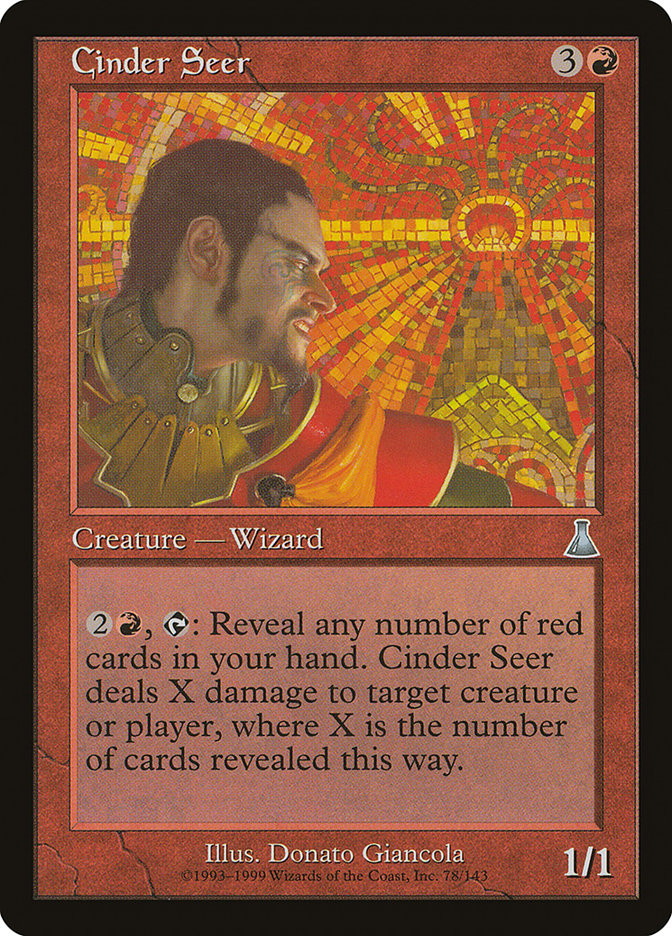 Cinder Seer [Urza's Destiny] Magic: The Gathering