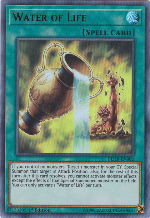 Water of Life [BLHR-EN002] Ultra Rare - Yugioh Cards For Your TCG Needs!
