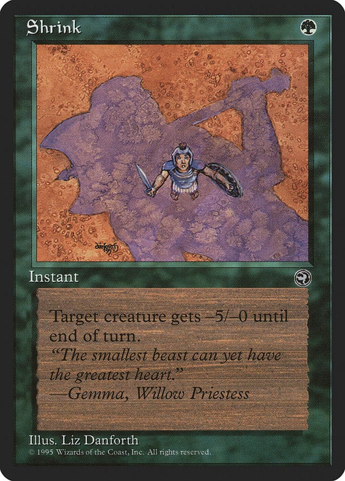 Shrink (Gemma Flavor Text) [Homelands] Magic: The Gathering