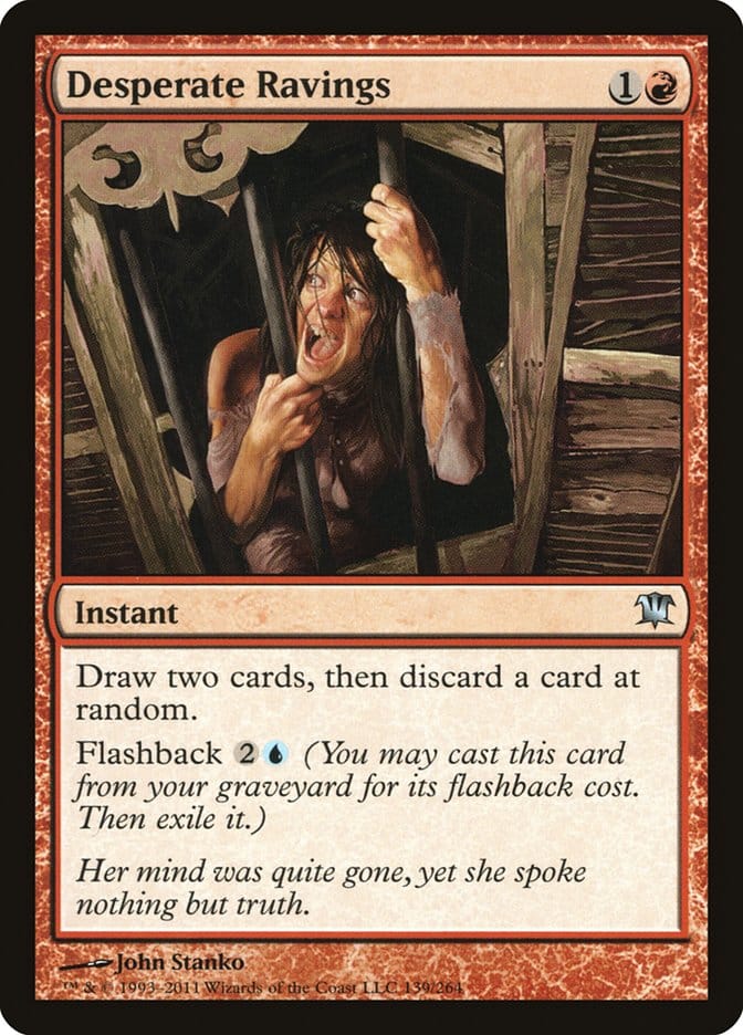 Desperate Ravings [Innistrad] Magic: The Gathering