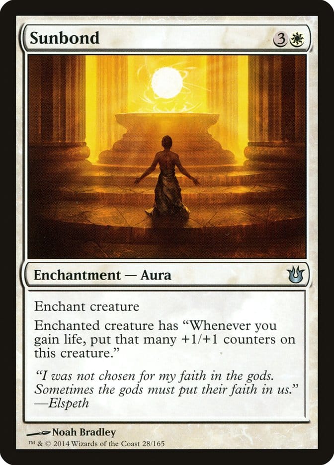 Sunbond [Born of the Gods] Magic: The Gathering