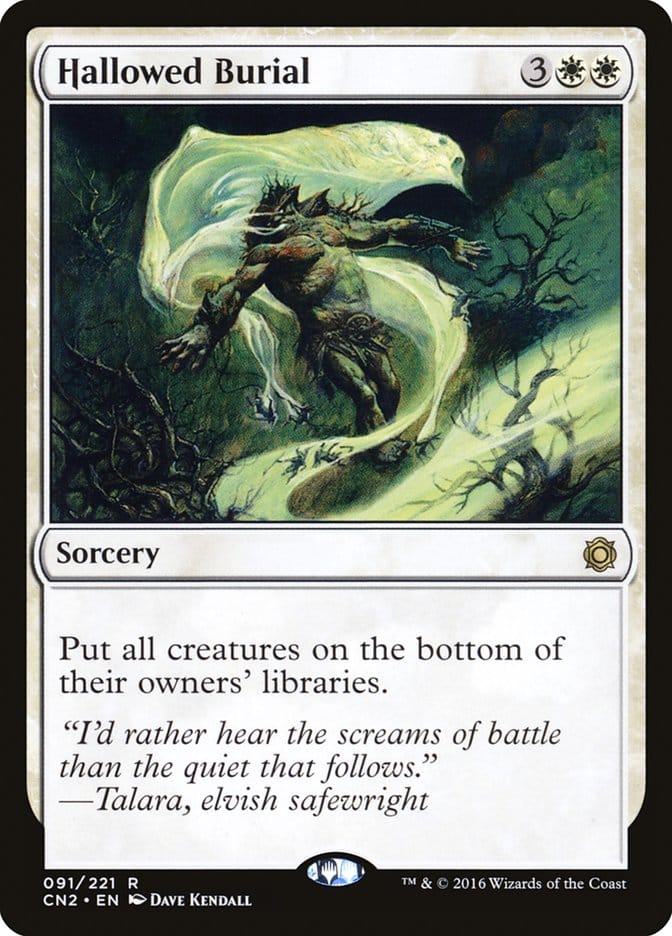 Hallowed Burial [Conspiracy: Take the Crown] Magic: The Gathering