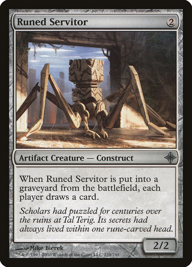 Runed Servitor [Rise of the Eldrazi] Magic: The Gathering