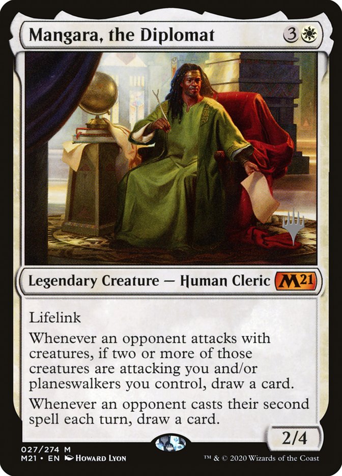 Mangara, the Diplomat (Promo Pack) [Core Set 2021 Promos] Magic: The Gathering