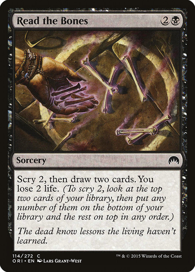 Read the Bones [Magic Origins] Magic: The Gathering