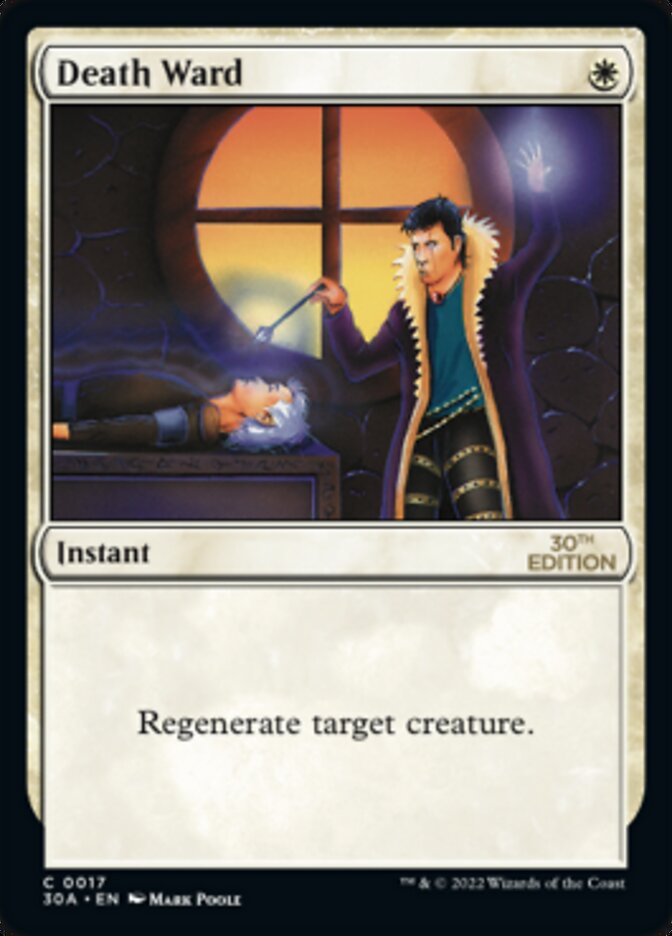 Death Ward [30th Anniversary Edition] Magic: The Gathering