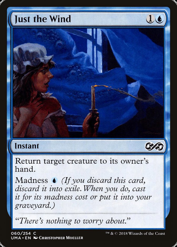 Just the Wind [Ultimate Masters] Magic: The Gathering