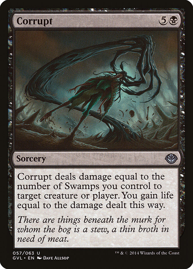 Corrupt (Garruk vs. Liliana) [Duel Decks Anthology] Magic: The Gathering
