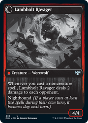 Lambholt Raconteur // Lambholt Ravager [Innistrad: Double Feature] Magic: The Gathering