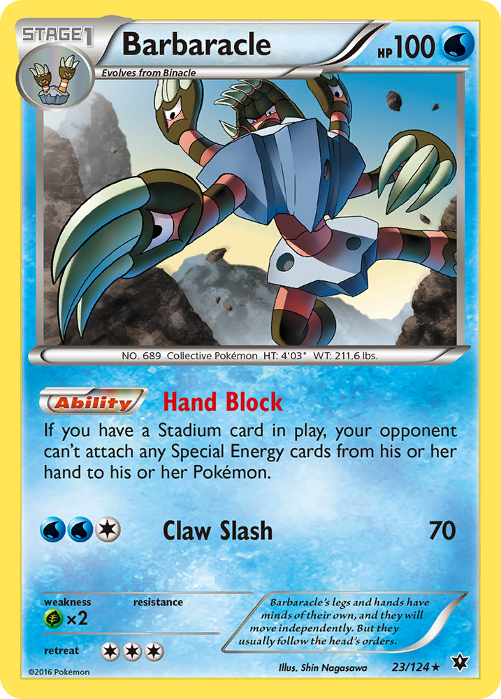 Barbaracle (23/124) [XY: Fates Collide] Pokémon