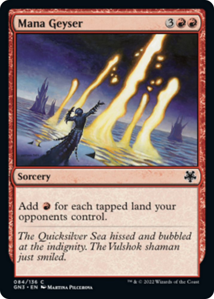 Mana Geyser [Game Night: Free-for-All] Magic: The Gathering