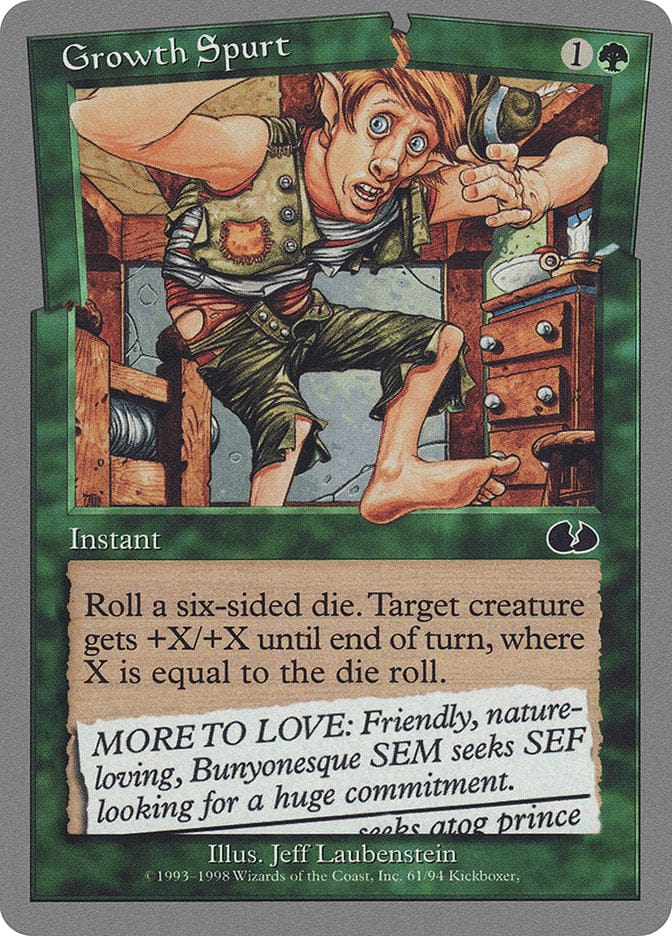 Growth Spurt [Unglued] Magic: The Gathering