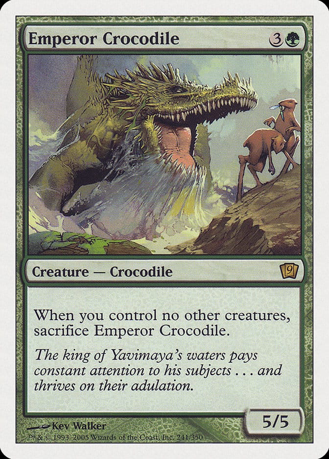 Emperor Crocodile [Ninth Edition] Magic: The Gathering