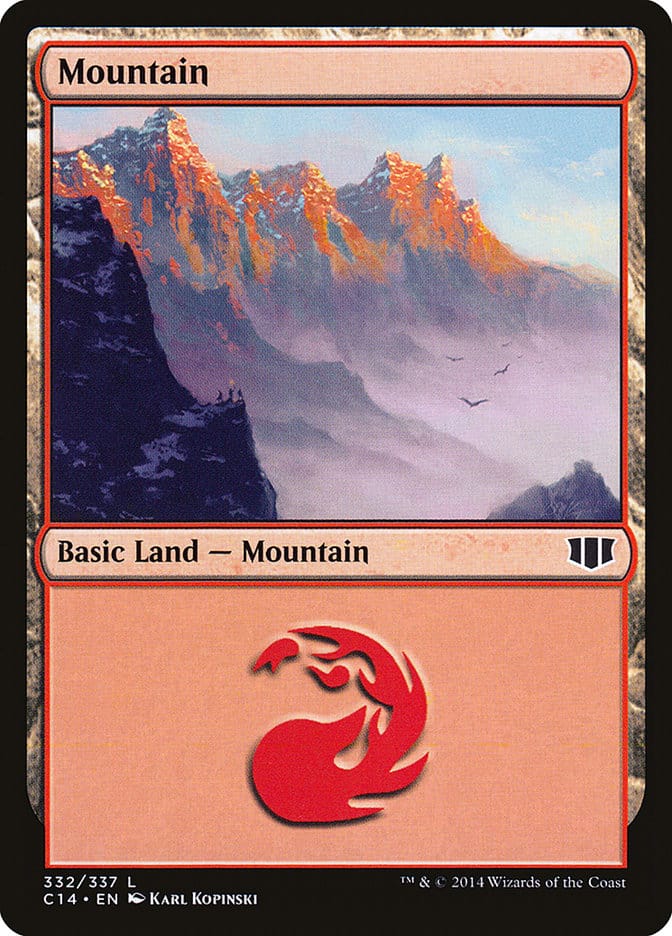 Mountain (332) [Commander 2014] Magic: The Gathering