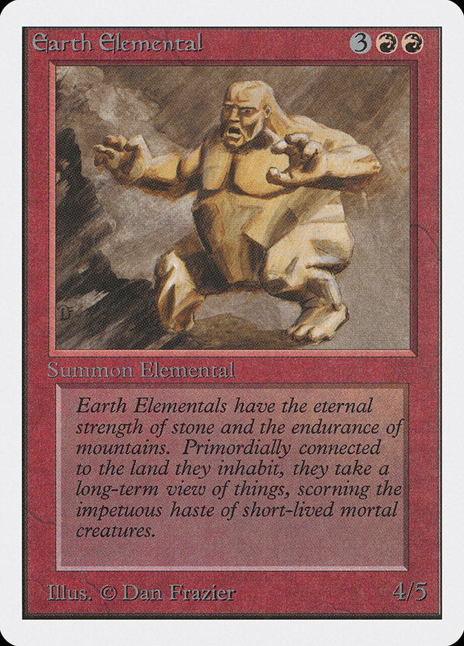 Earth Elemental [Unlimited Edition] Magic: The Gathering