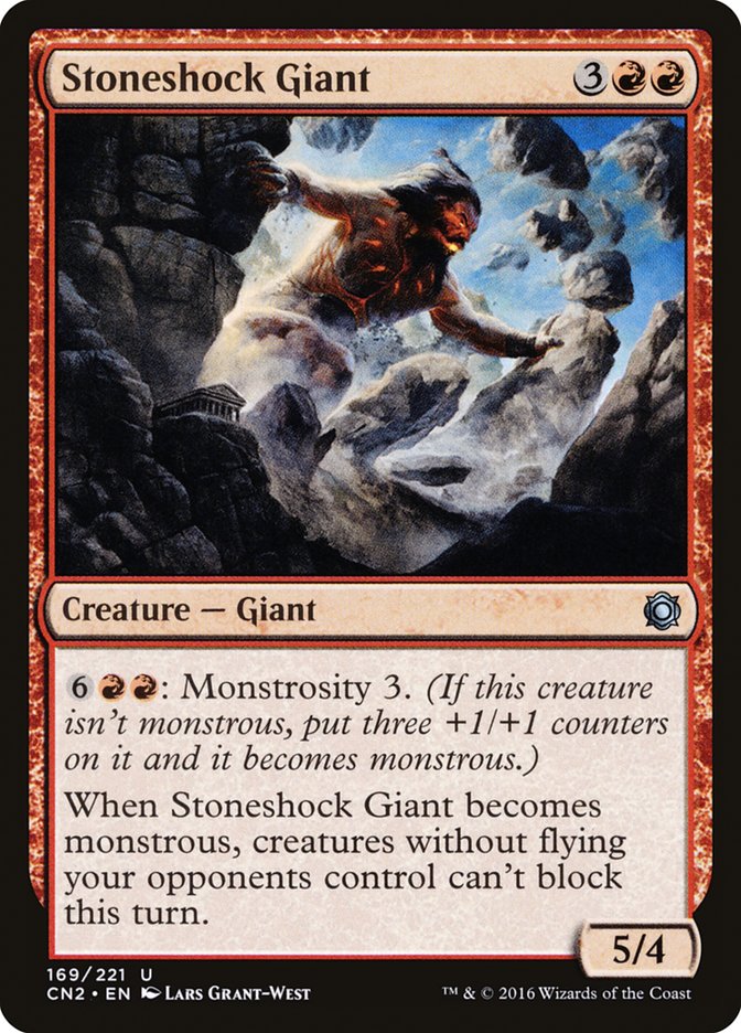 Stoneshock Giant [Conspiracy: Take the Crown] Magic: The Gathering