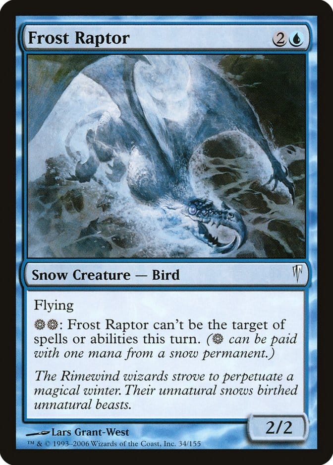 Frost Raptor [Coldsnap] Magic: The Gathering