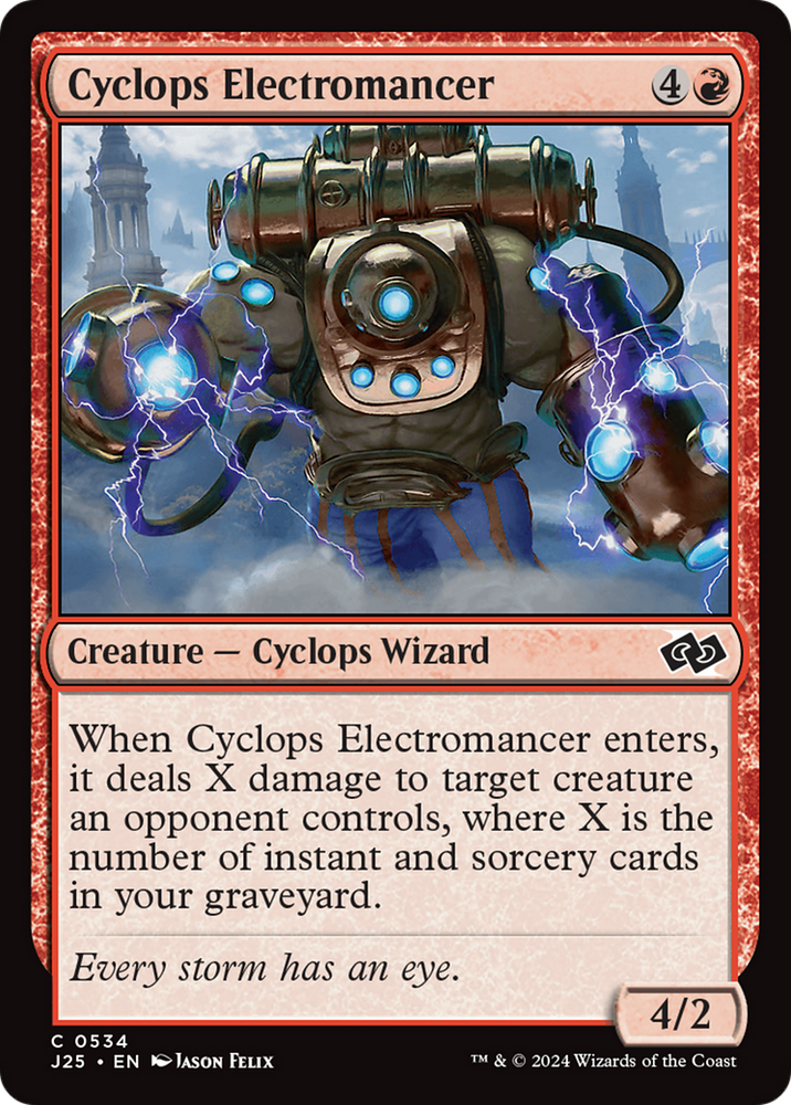 Cyclops Electromancer [Foundations Jumpstart] Magic: The Gathering