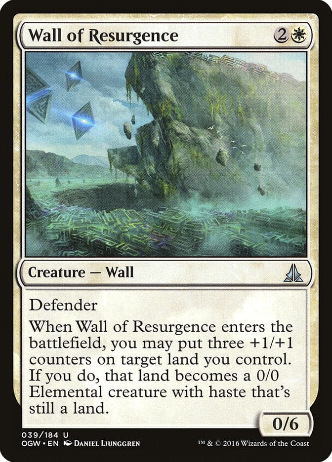 Wall of Resurgence [Oath of the Gatewatch] Magic: The Gathering