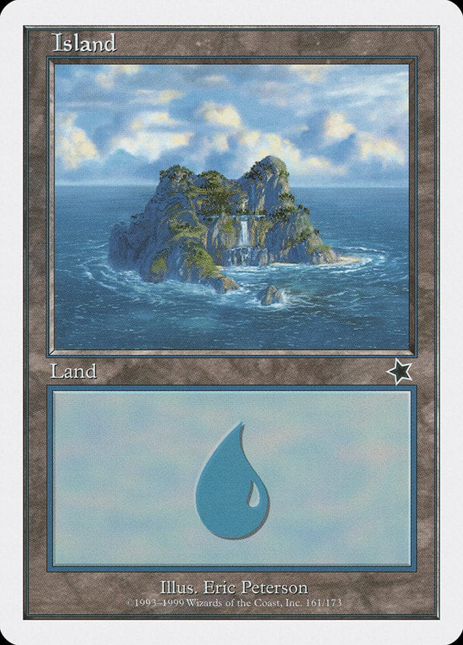 Island (161) [Starter 1999] Magic: The Gathering