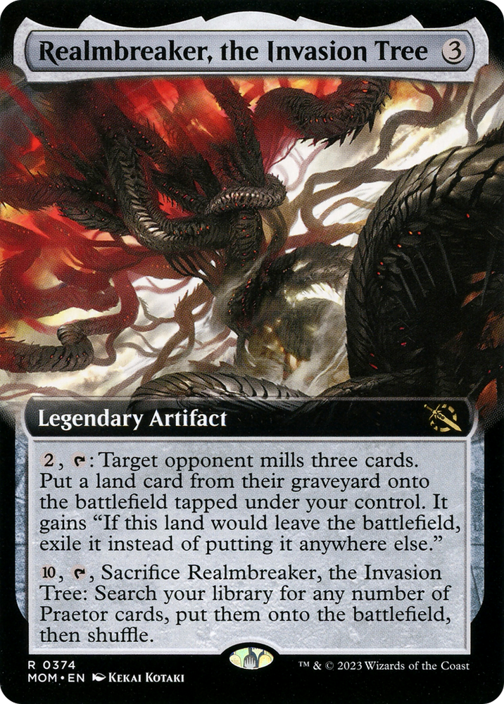 Realmbreaker, the Invasion Tree (Extended Art) [March of the Machine] Magic: The Gathering