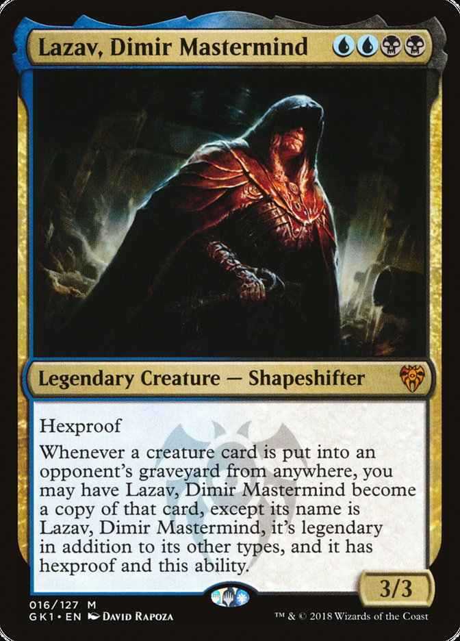 Lazav, Dimir Mastermind [Guilds of Ravnica Guild Kit] Magic: The Gathering