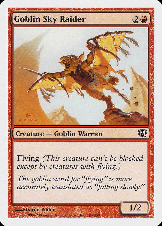 Goblin Sky Raider [Ninth Edition] Magic: The Gathering