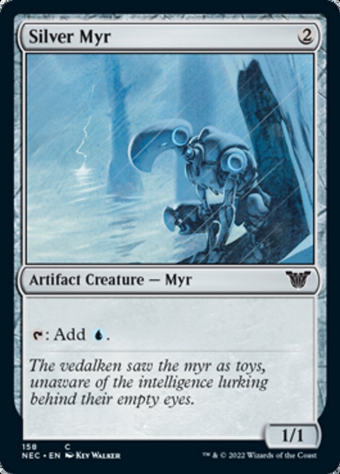 Silver Myr [Kamigawa: Neon Dynasty Commander] Magic: The Gathering
