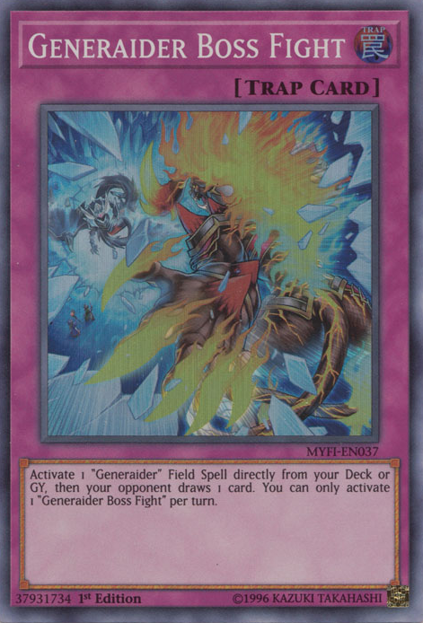 Generaider Boss Fight [MYFI-EN037] Super Rare - Yugioh Cards For Your TCG Needs!